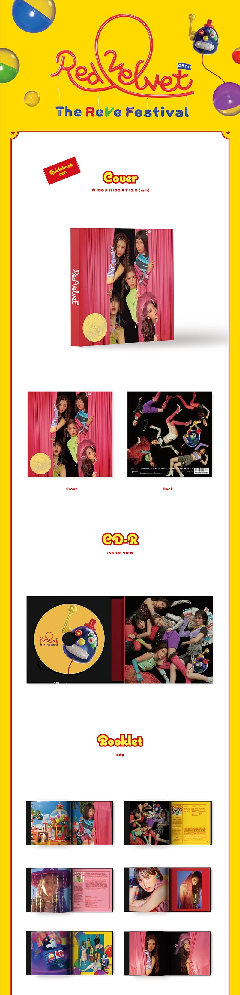 Red Velvet 6th Mini Album The ReVe Festival' Day 1 (Guide Book Ver.)